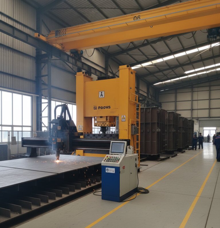 CNC kesim ve büküm hattı revizyonu
